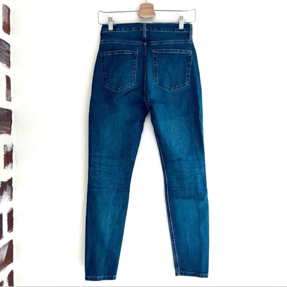 Everlane The High-Rise Skinny Jean Medium Blue Wash Size 27 Regular - Picture 2 of 9